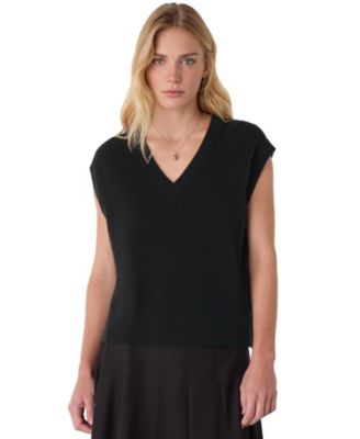 Whistles Women's V-Neck Sleeveless Cashmere Tank Vest