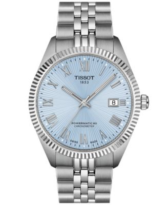 Мужские механические автоматические часы Tissot Ballade COSC с датой, нержавеющая сталь, 39 мм