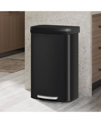 gaomon 21 Gal Step-on Kitchen Stainless Steel Trash Can, Trash Bin with Soft-Close Lid