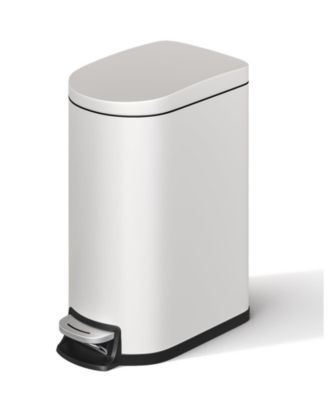 gaomon 1.6 Gal Step-On Stainless Steel Trash Can, Garbage Bin with Soft Close Lid