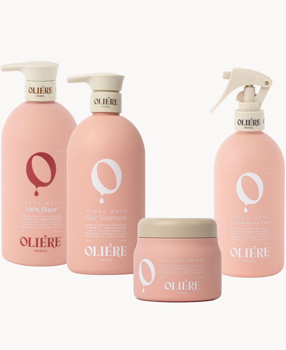 Oliere Paris Набор для ухода за волосами Hydra Wave для определения и увлажнения завитков