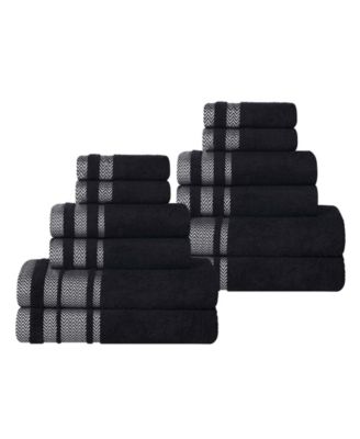 Superior Hays Cotton Absorbent Quick Dry 12-Piece Towel Set