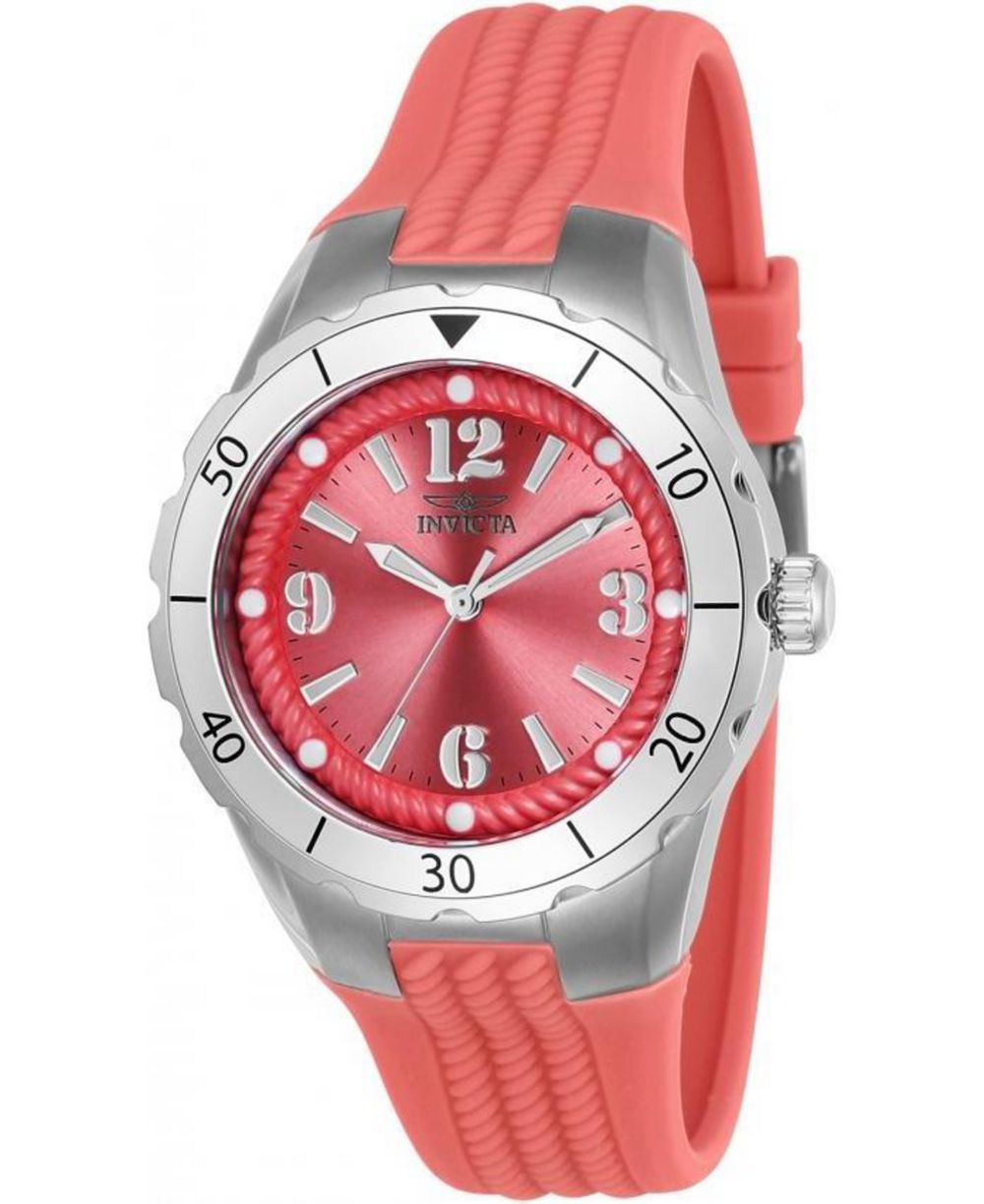Женские кварцевые часы Invicta Angel Quartz с циферблатом на 3 стрелки, модель 24122