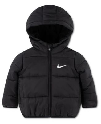 Детская утепленная пуховая куртка Nike с капюшоном, для мальчиков и девочек