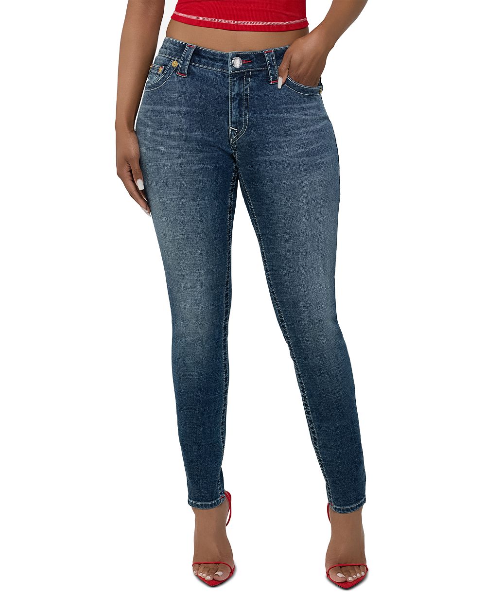 True Religion Women's Jennie Low-Rise Skinny Jeans