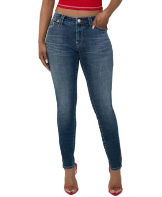 Женские джинсы True Religion Jennie с низкой посадкой и узким кроем