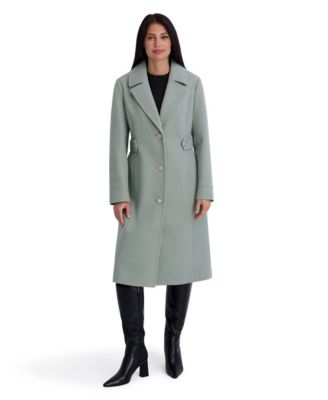 Kensie Women's Faux Wool Walker With Button Front
