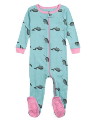 Leveret Toddler Girls Matching Family One-Piece Cotton Sleep 'n Play Footed Pajamas