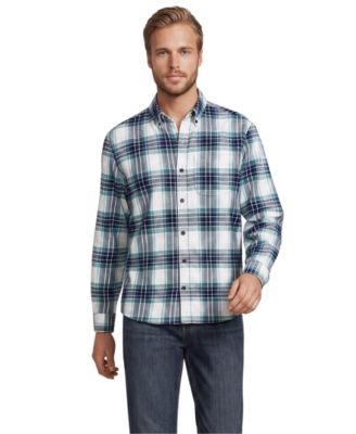 Navy/light seagrass tartan