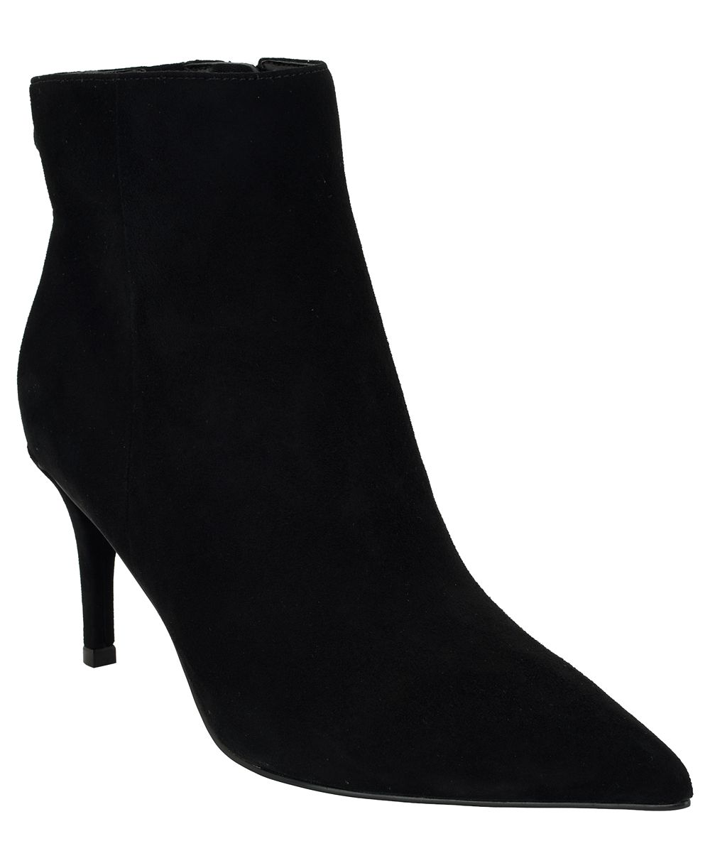 Calvin Klein Women's Austina Pointed Toe Kitten Heel Booties