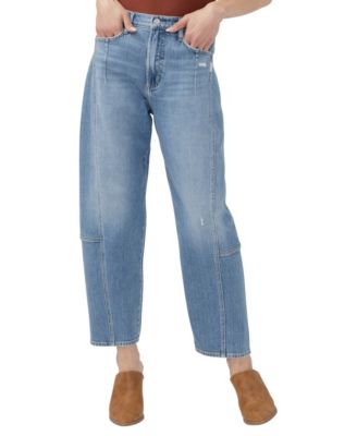 Silver Jeans Co. женские джинсы с высокой талией, узкие, бочкообразные