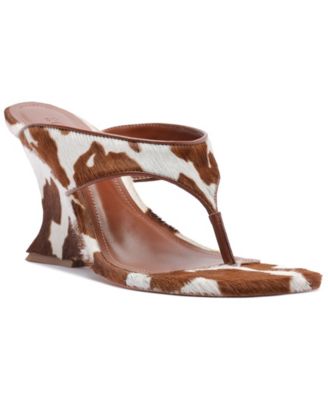 Schutz Women's Maya Slip-On Wedge Sandals