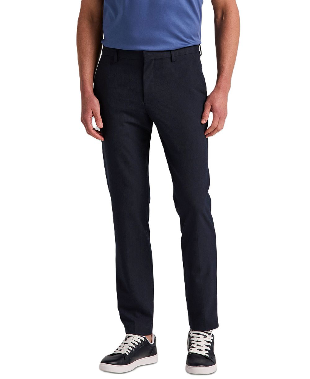 Perry Ellis мужские брюки из эластичной ткани с мягкой текстурой Regular-Fit