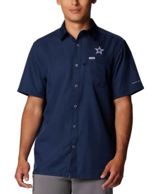 Мужская полевая рубашка Columbia Dallas Cowboys Slack Tide Camp Shirt