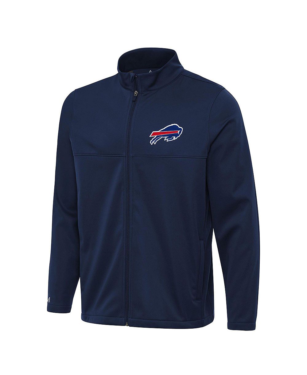 Antigua Men's Navy Buffalo Bills Links 2 Full-Zip Golf Jacket