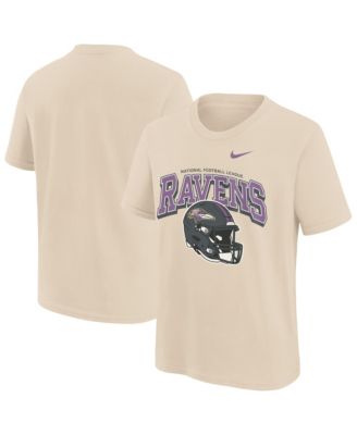 Детская футболка Nike с принтом Baltimore Ravens, винтажный стиль, для мальчиков и девочек