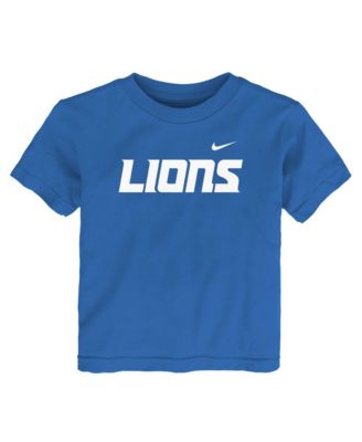 Nike детская футболка Detroit Lions с экранной печатью Wordmark, размер 2T-5T