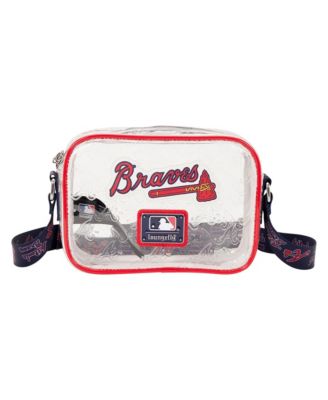 Loungefly Atlanta Braves Clear All Over Logo Crossbody Bag