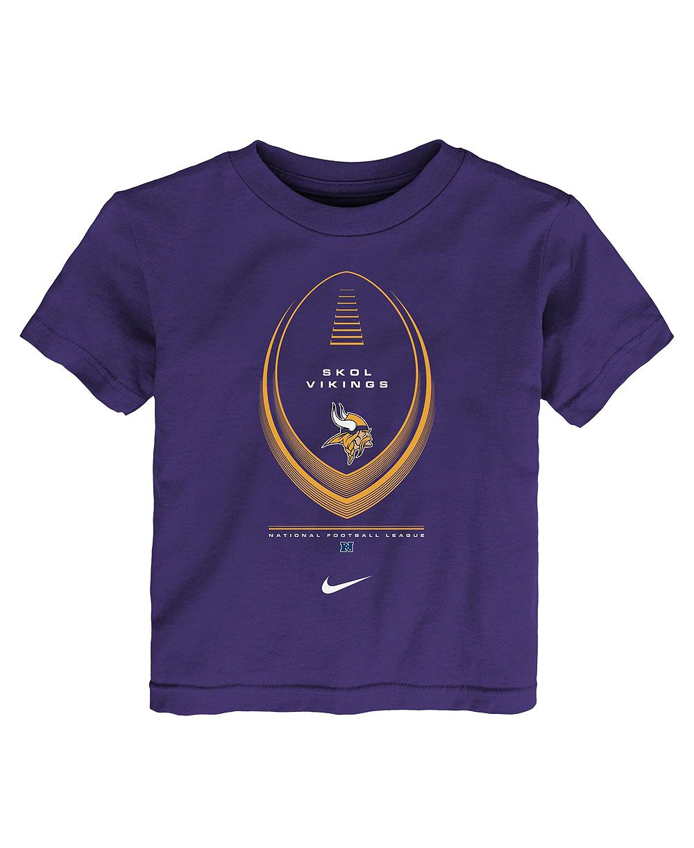Nike Boys' and Girls' 2T-5T Minnesota Vikings Legend Icon Crewneck T-Shirt