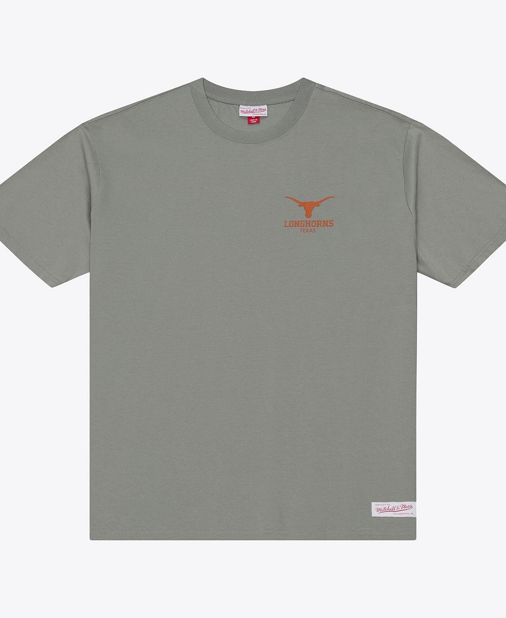 Mitchell & Ness мужская футболка Core Icon Gray Texas Longhorns