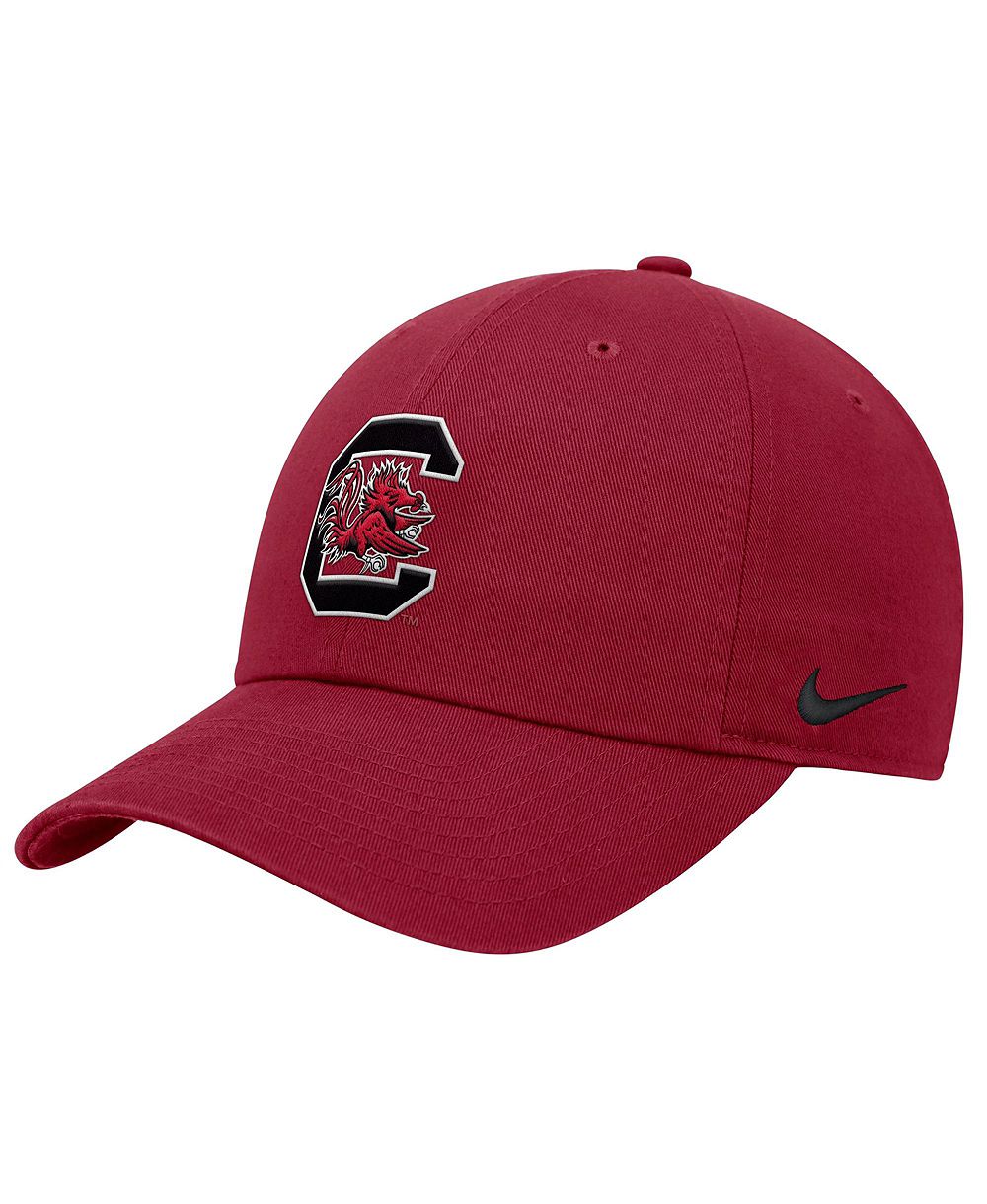 Мужская кепка Nike Garnet South Carolina Gamecocks 2026 Sideline Club, регулируемая