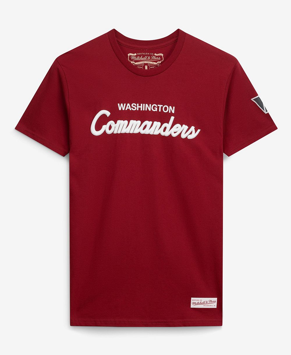 Мужская футболка Mitchell & Ness Burgundy Washington Commanders Head Coach Classic
