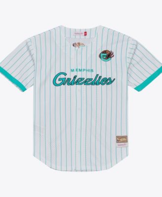 Mitchell & Ness мужская сетчатая джерси с пinstripe-полосками тренера Memphis Grizzlies