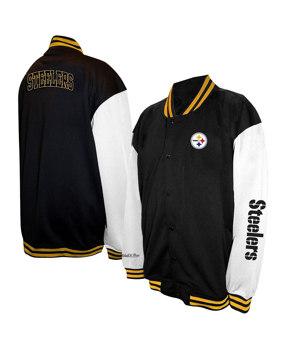 Profile Мужская куртка Varsity Pittsburgh Steelers Black Big Tall Full-Snap