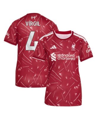 Adidas Women's Virgil van Dijk Red Liverpool 2026/27 Home Replica Jersey