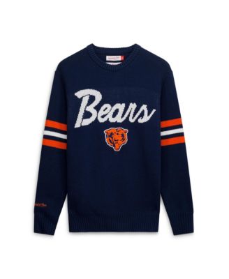Mitchell & Ness мужской свитер тренера Chicago Bears темно-синего цвета