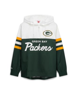 Mitchell & Ness мужская ветровка-анорака с четвертьзастежкой Green Bay Packers Head Coach