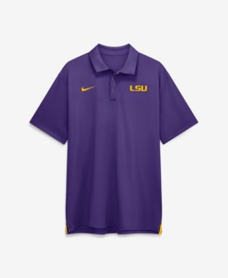 Nike Men's LSU Tigers 2026 Sideline Tour Classic-Fit Polo Shirt