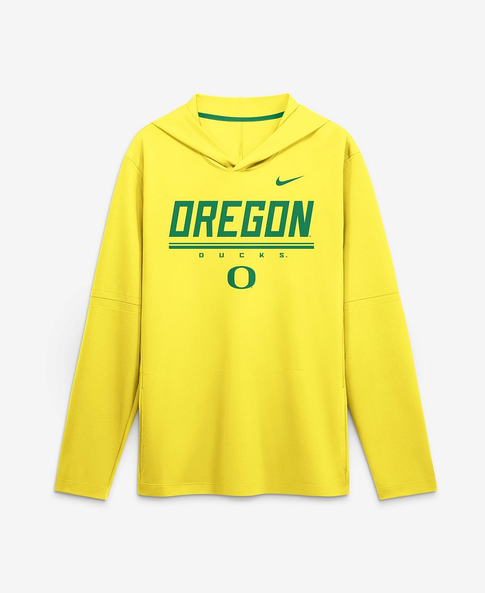 Мужской легкий худи Nike Oregon Ducks с съемными рукавами для боковой линии