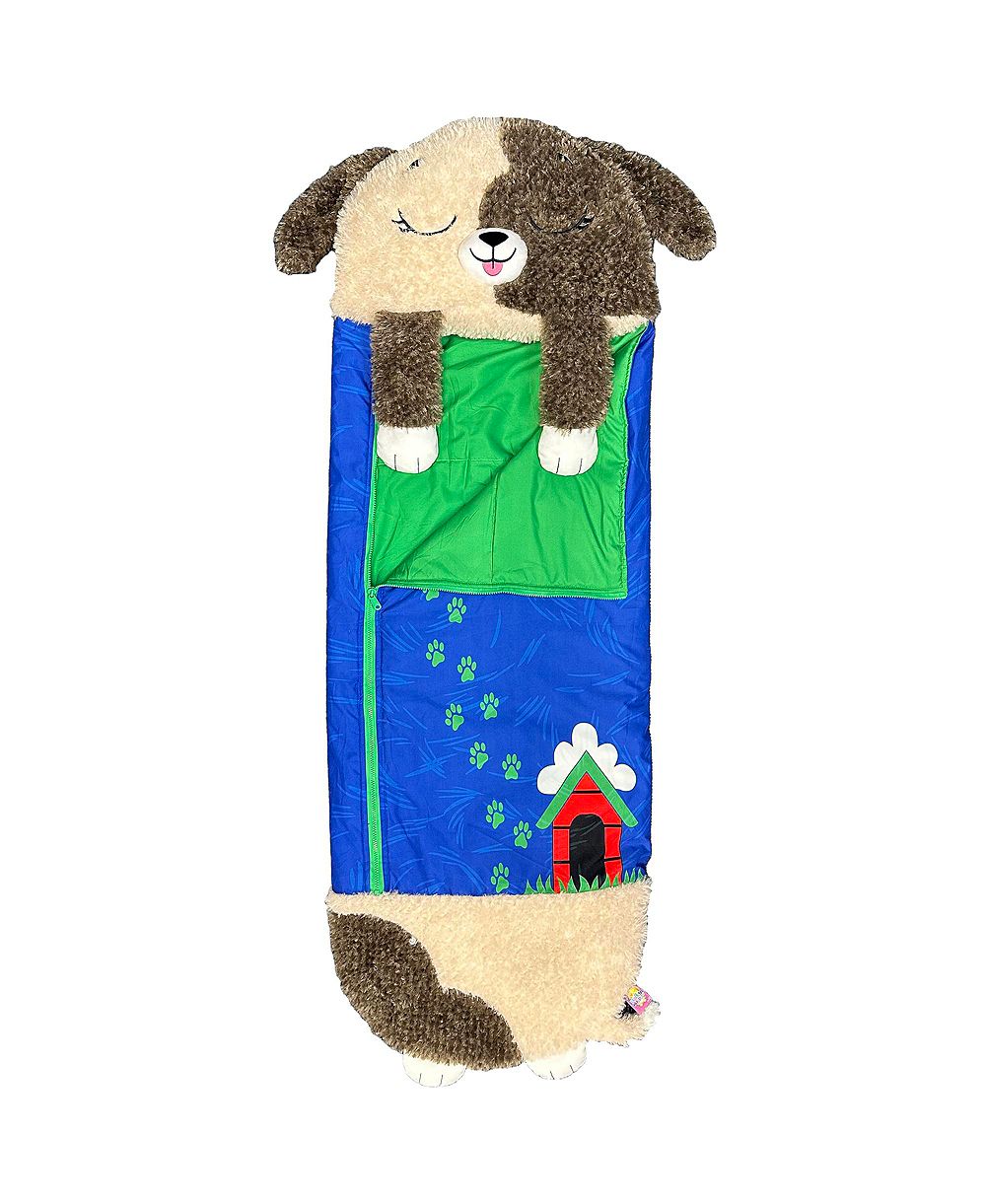 Happy Nappers большой плюшевый грузовой подушка и спальный мешок для собак
