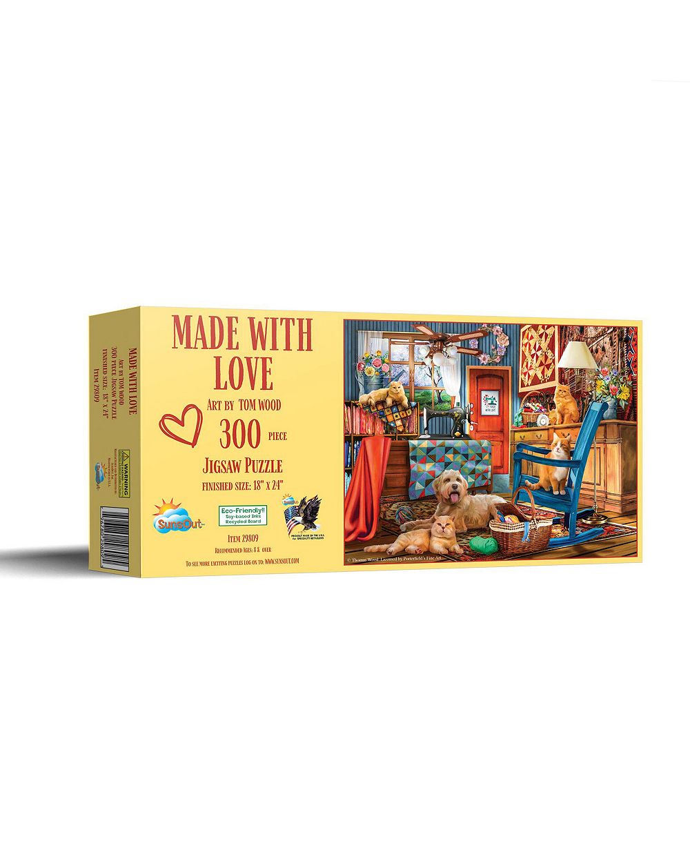 Настольная игра SunsOut Made with Love, 300 деталей, возраст 15+