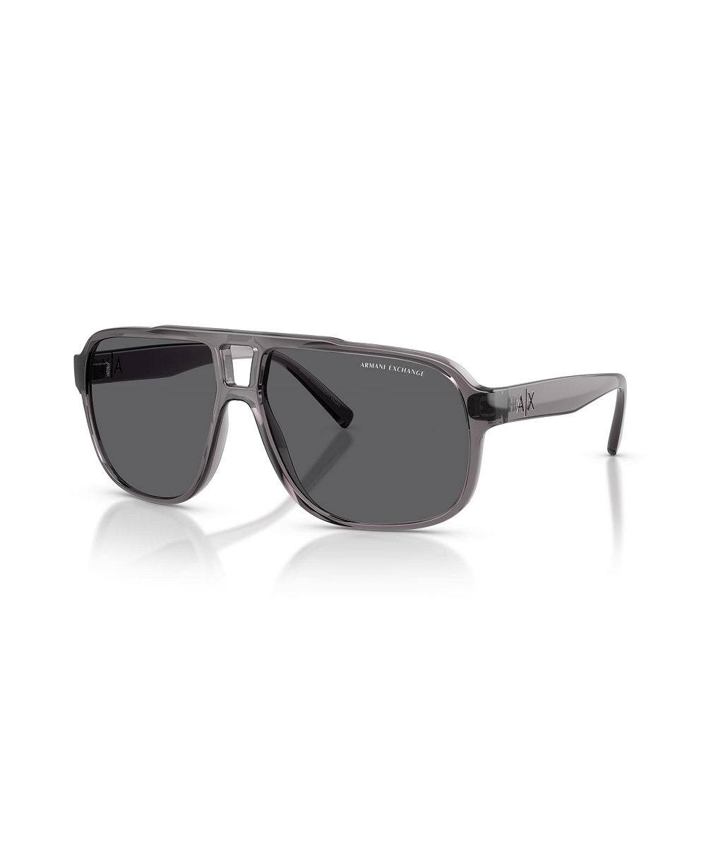 Поляризованные прямоугольные солнцезащитные очки Armani Exchange AX4104S