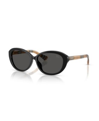 Burberry Women's Rectangle Cat Eye Sunglasses BE4507D