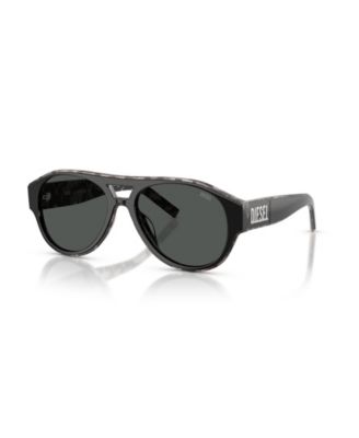 Diesel Unisex Retro Aviator Sunglasses DL2023U