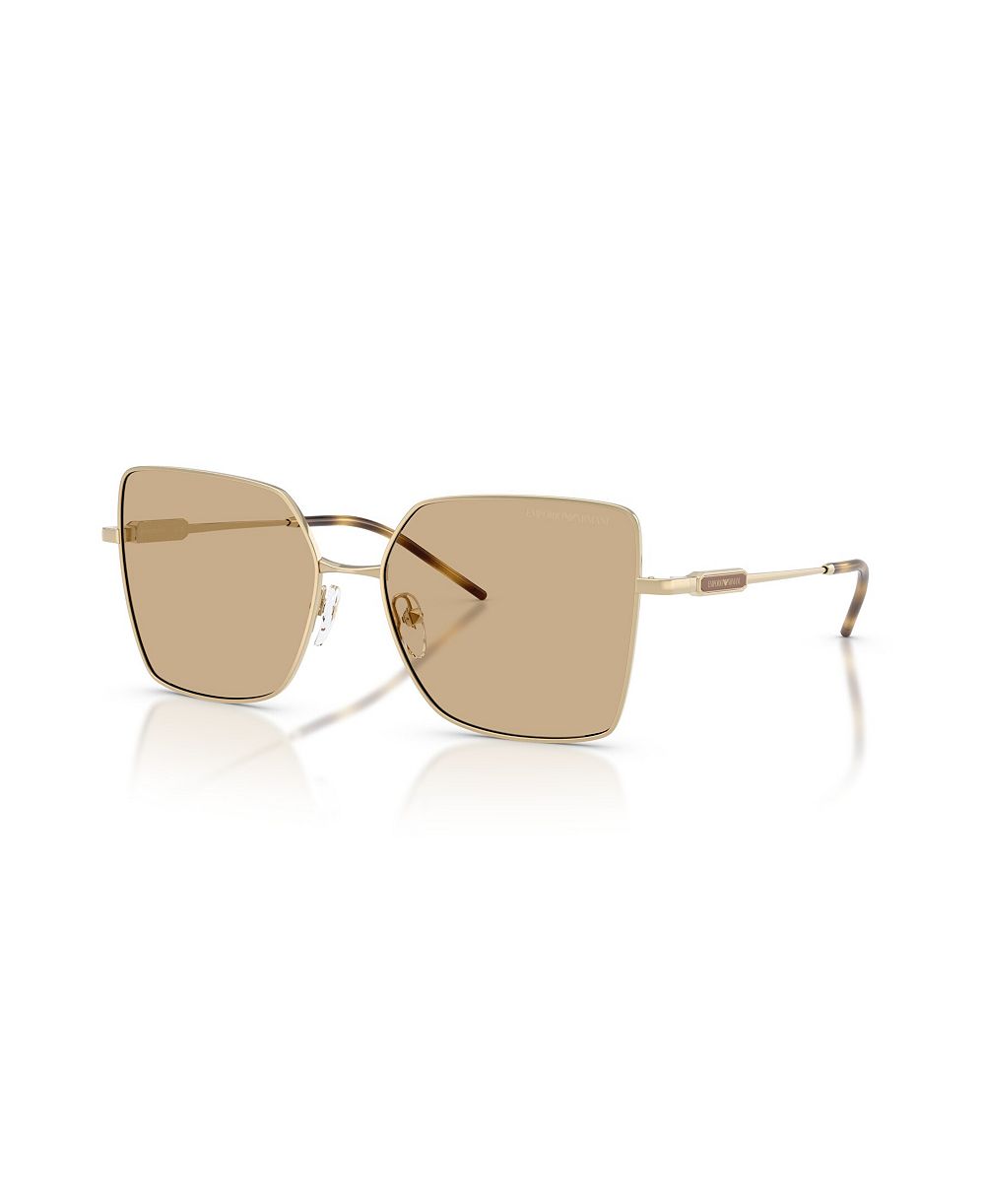 Emporio Armani Women's Square Adjustable-Nosepad Sunglasses EA2179