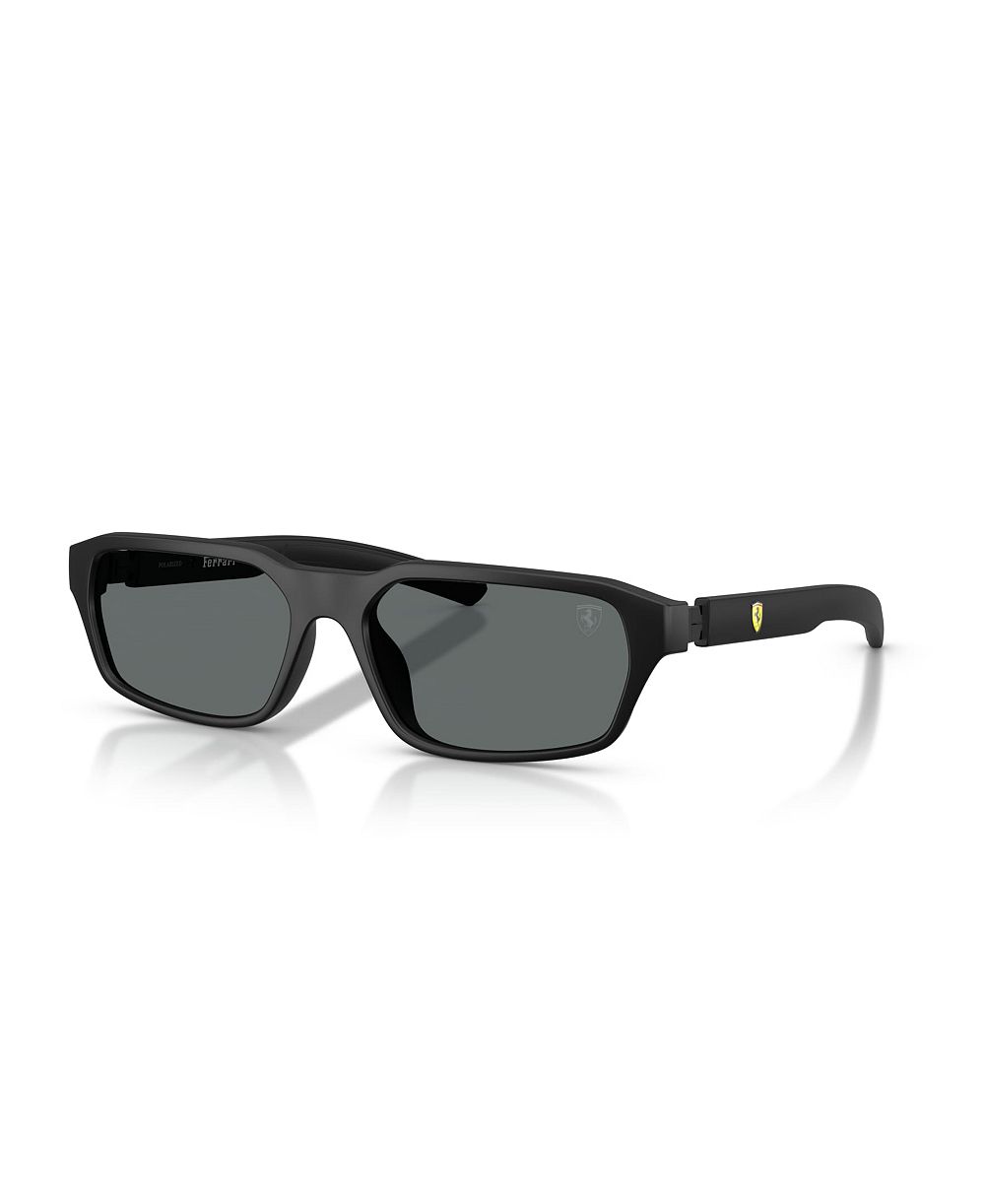 Scuderia Ferrari Unisex Polarized Rectangle Sunglasses FZ6032D