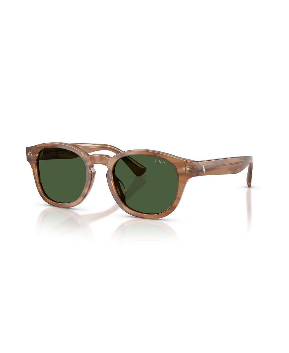 Polo Ralph Lauren Round Keyhole Bridge Men's Sunglasses PH4253U