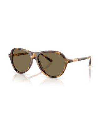 Мужские солнцезащитные очки Ralph Lauren Aviator цвета панцирь черепахи RL8247U