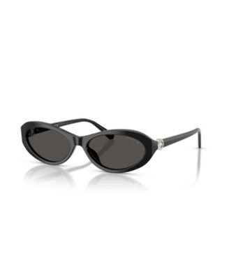 Женские овальные солнцезащитные очки Swarovski с кристаллами SK6069U