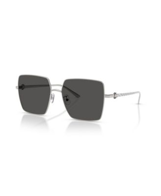 Tory Burch женские квадратные металлические солнцезащитные очки TY6120