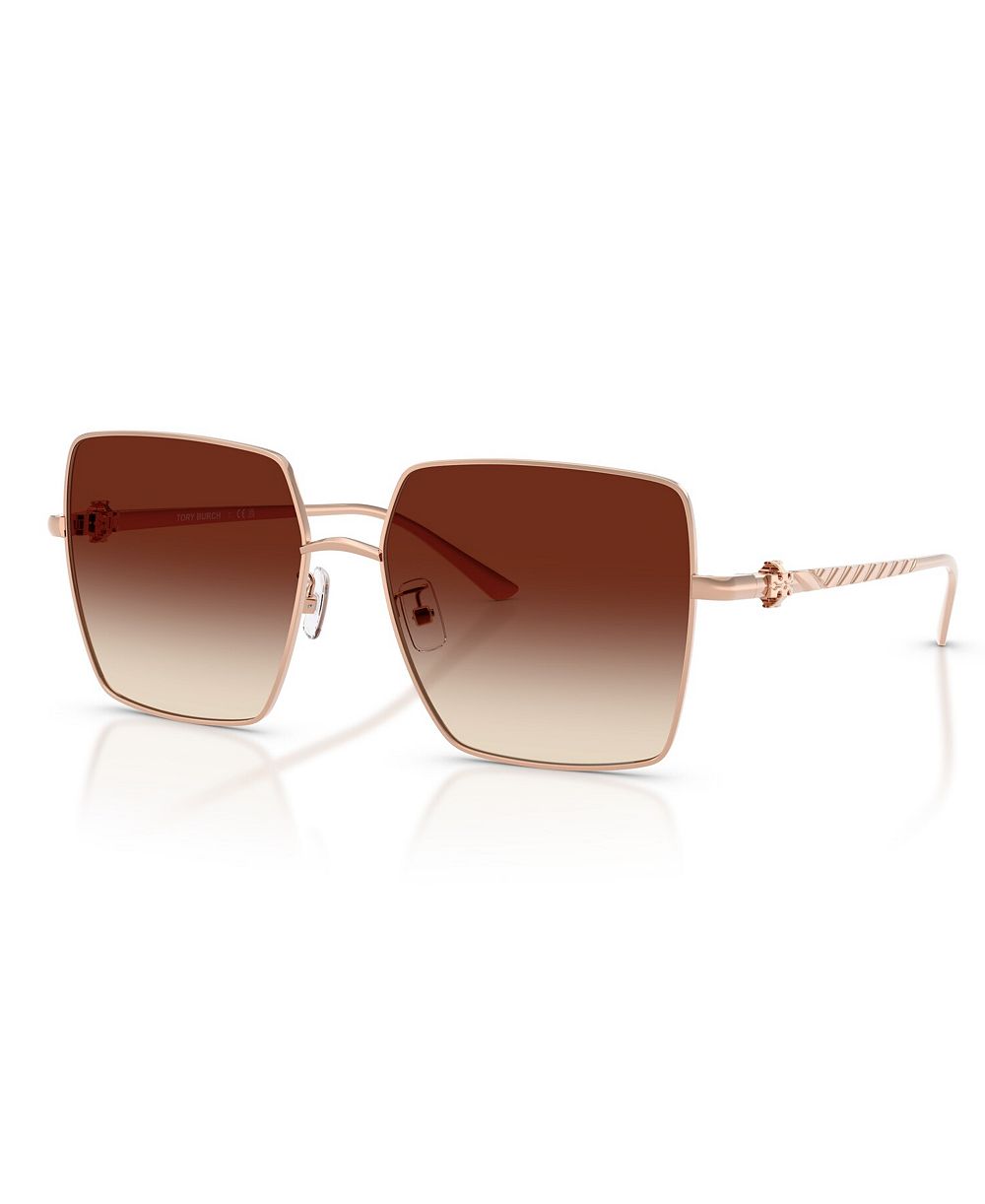 Tory Burch Square Gradient Sunglasses TY6120