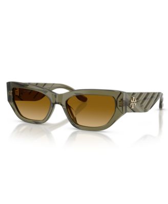 Tory Burch женские солнцезащитные очки кошачий глаз с градиентом TY7240U