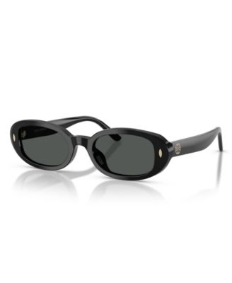 Tory Burch Women's Miller Oval Low-Bridge Sunglasses TY7241D