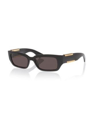 Bottega Veneta Round-Face Rectangular Sunglasses BV1406S