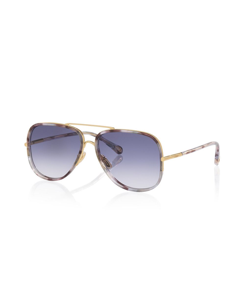 Chloe Women's Aviator Gradient Sunglasses Ch0382S