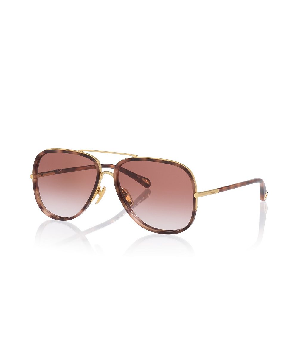 Chloe Women's Aviator Sunglasses, Ch0382S